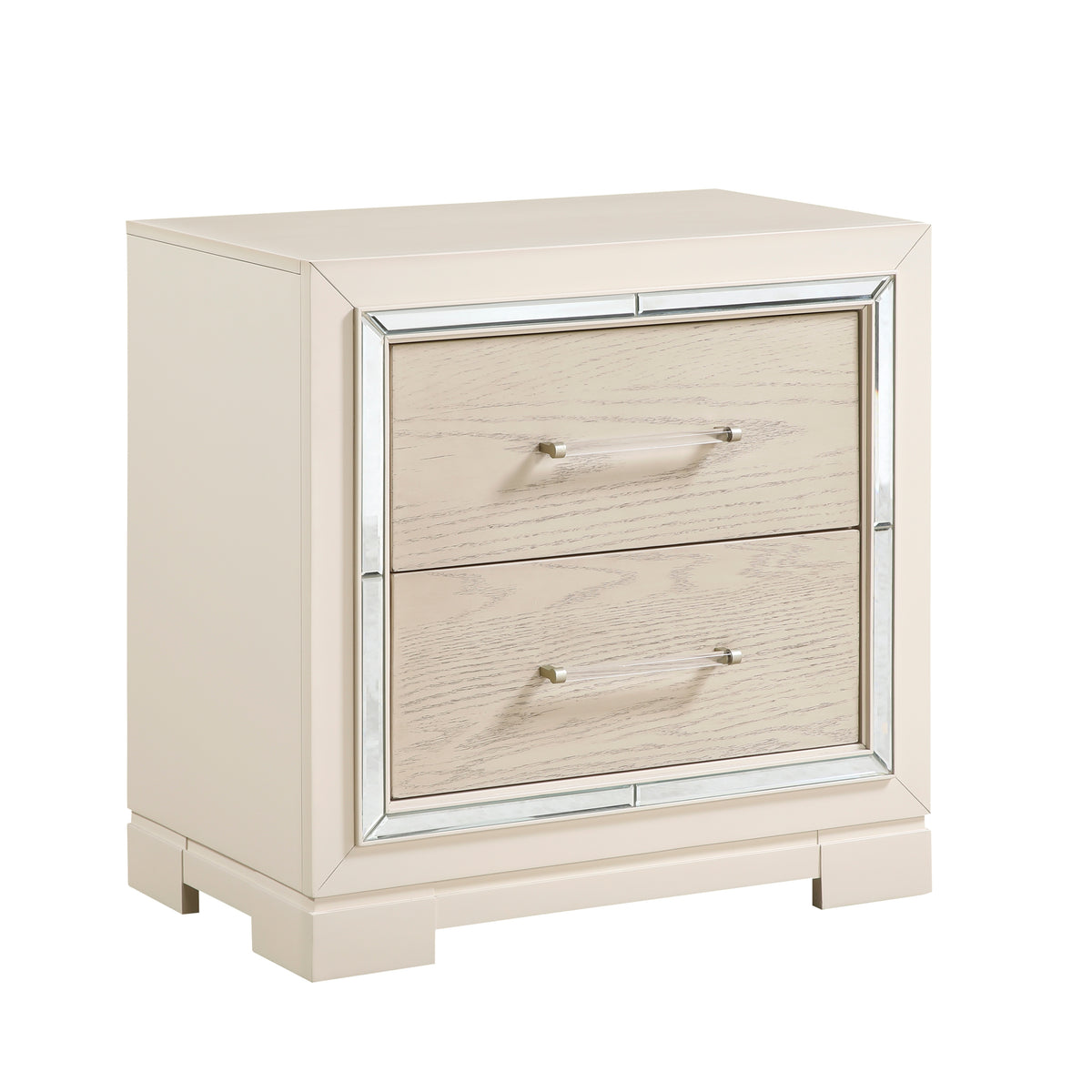 Alabaster Light Gray/Cream Bedroom Set from Homelegance - Luna Furniture