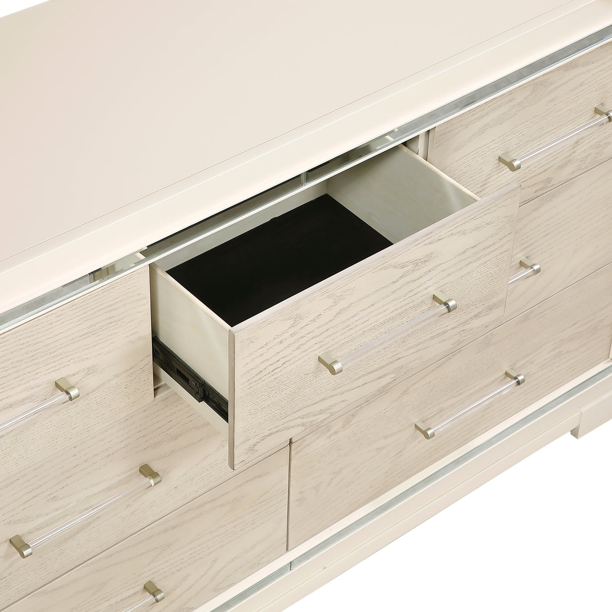 Alabaster Light Gray/Cream Bedroom Set from Homelegance - Luna Furniture