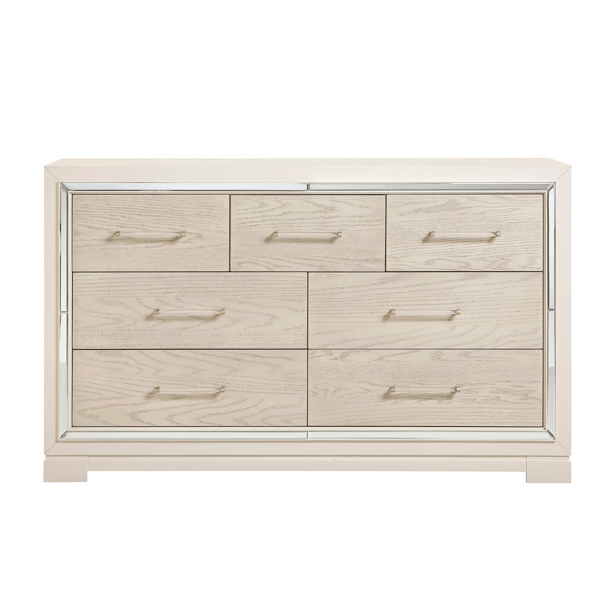 Alabaster Light Gray/Cream Bedroom Set from Homelegance - Luna Furniture