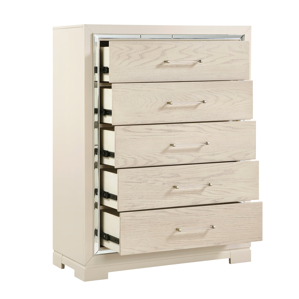 Alabaster Light Gray/Cream Bedroom Set from Homelegance - Luna Furniture