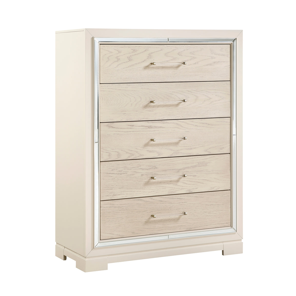 Alabaster Light Gray/Cream Bedroom Set from Homelegance - Luna Furniture