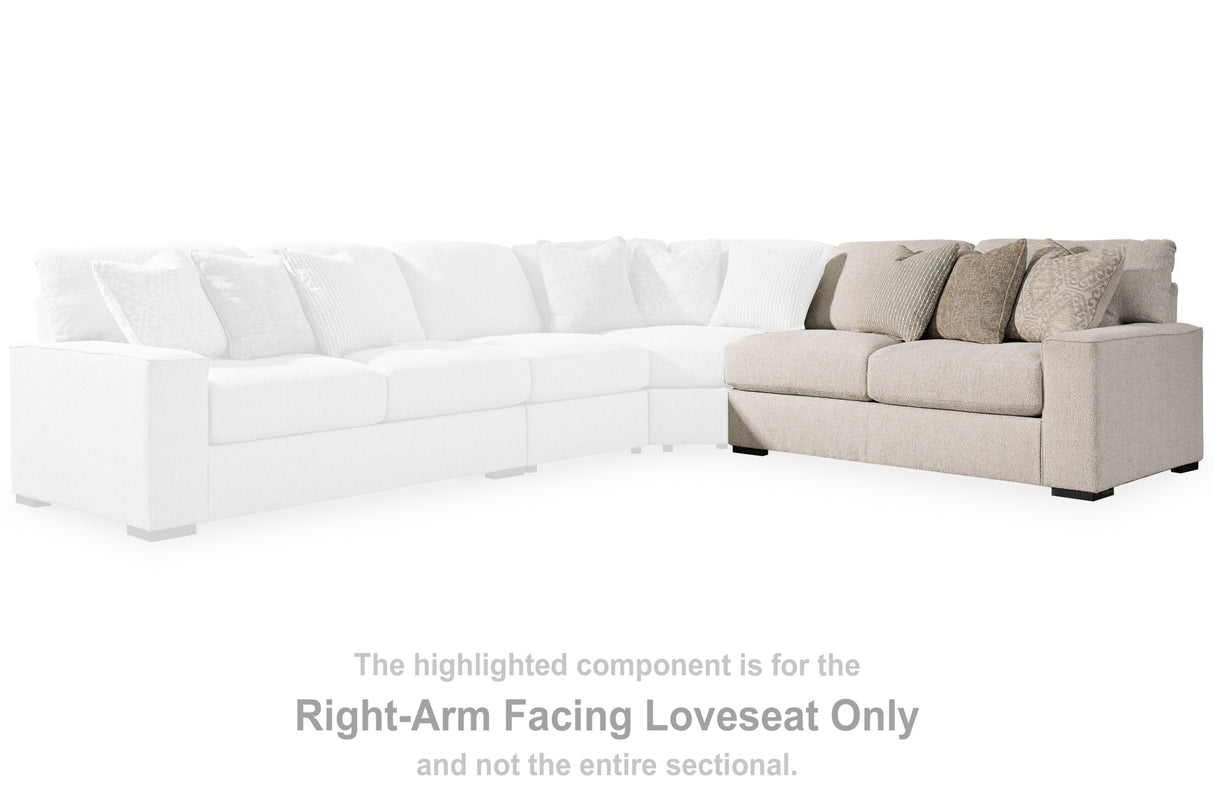 Ballyton Sand Right-Arm Facing Loveseat from Ashley Furniture - Luna Furniture