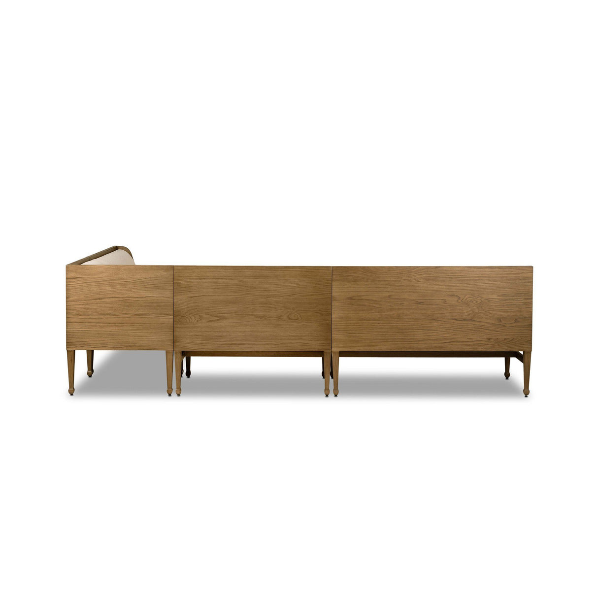 Priscilla Dining Banquette L Shape in Crypton Wayfarer Snow from Four Hands - Luna Furniture