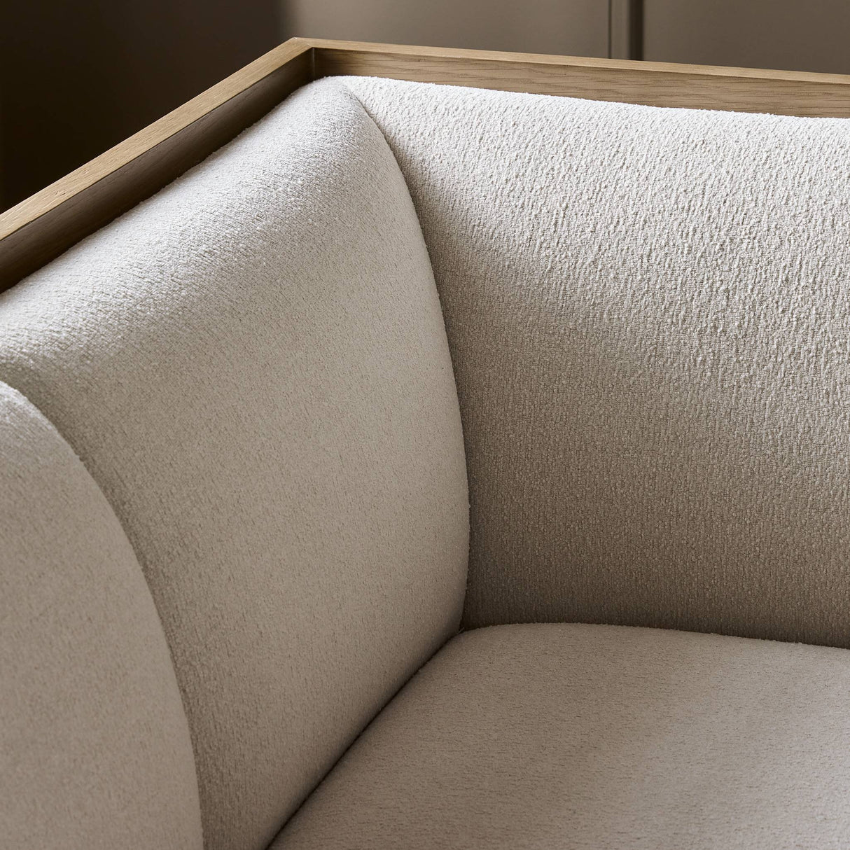 Priscilla Dining Banquette U Shape in Crypton Wayfarer Snow from Four Hands - Luna Furniture