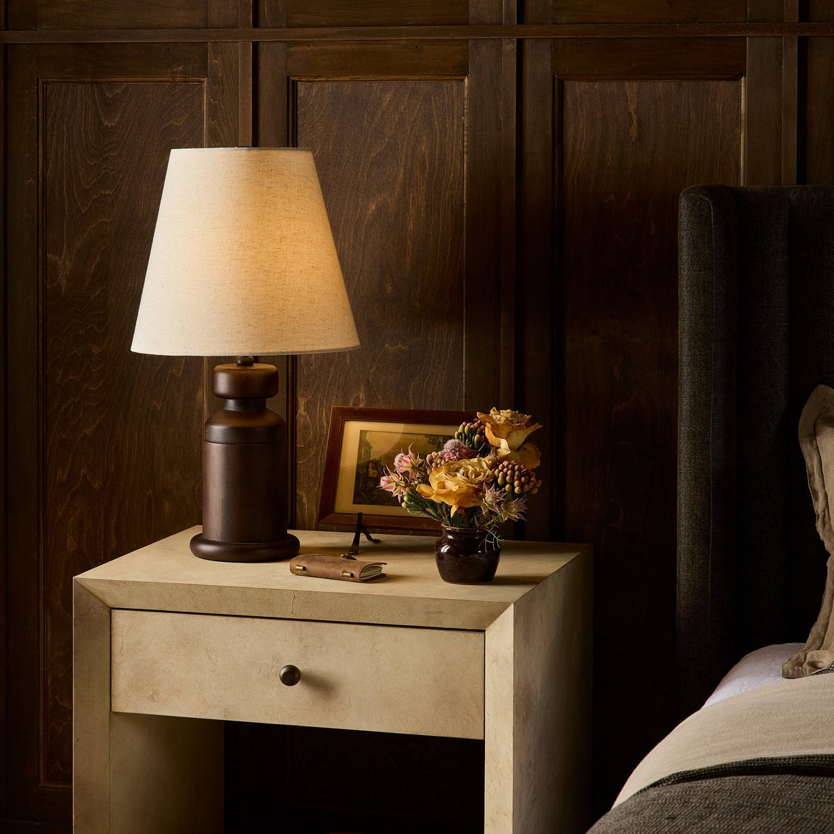 Westley Table Lamp in Russet Mango from Four Hands - Luna Furniture