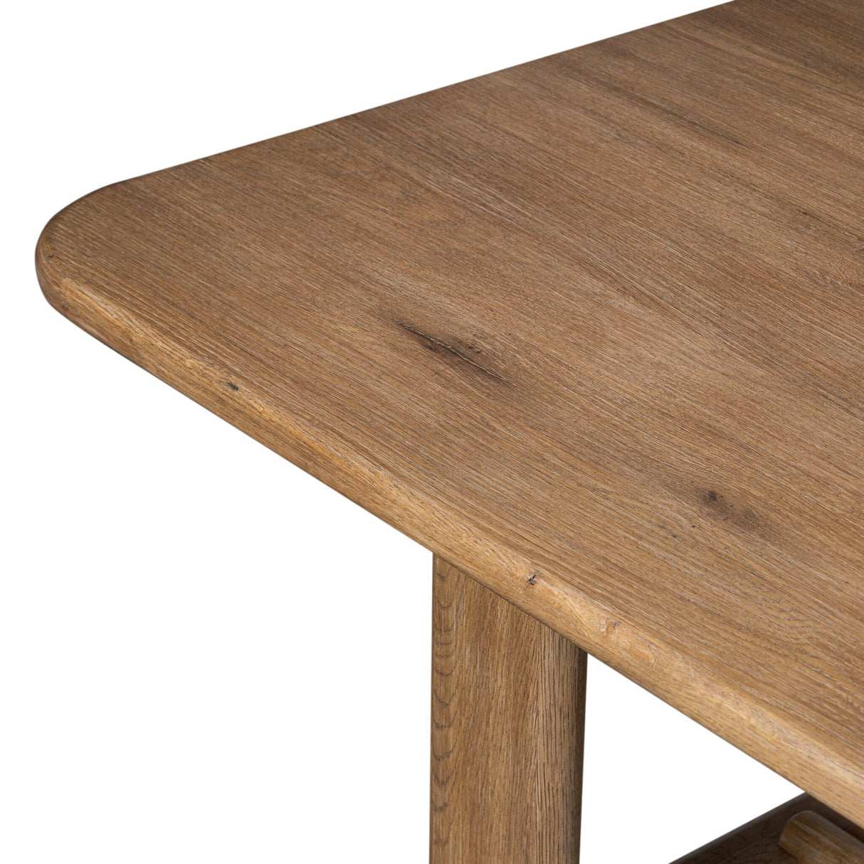 Bramwell Dining Table 118" in Weathered Oak Veneer from Four Hands - Luna Furniture