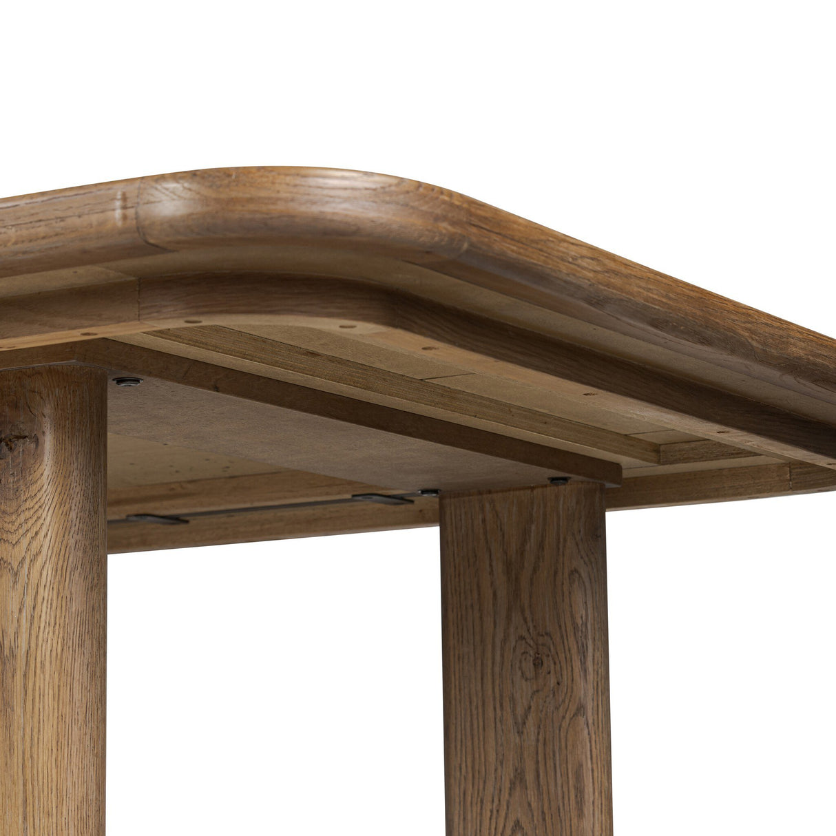 Bramwell Dining Table 118" in Weathered Oak Veneer from Four Hands - Luna Furniture