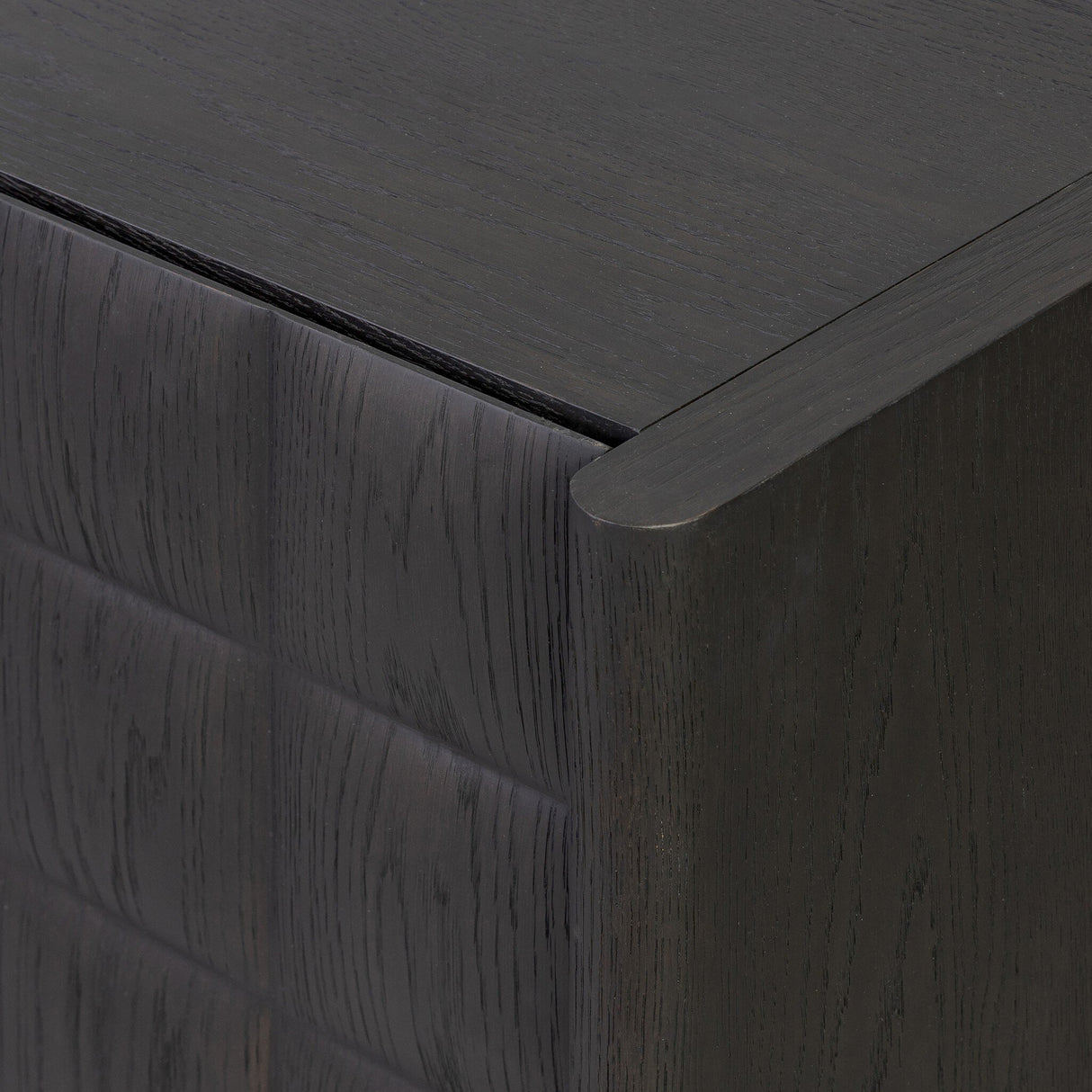 Swell Sideboard in Dry Black Oak Veneer from Four Hands - Luna Furniture