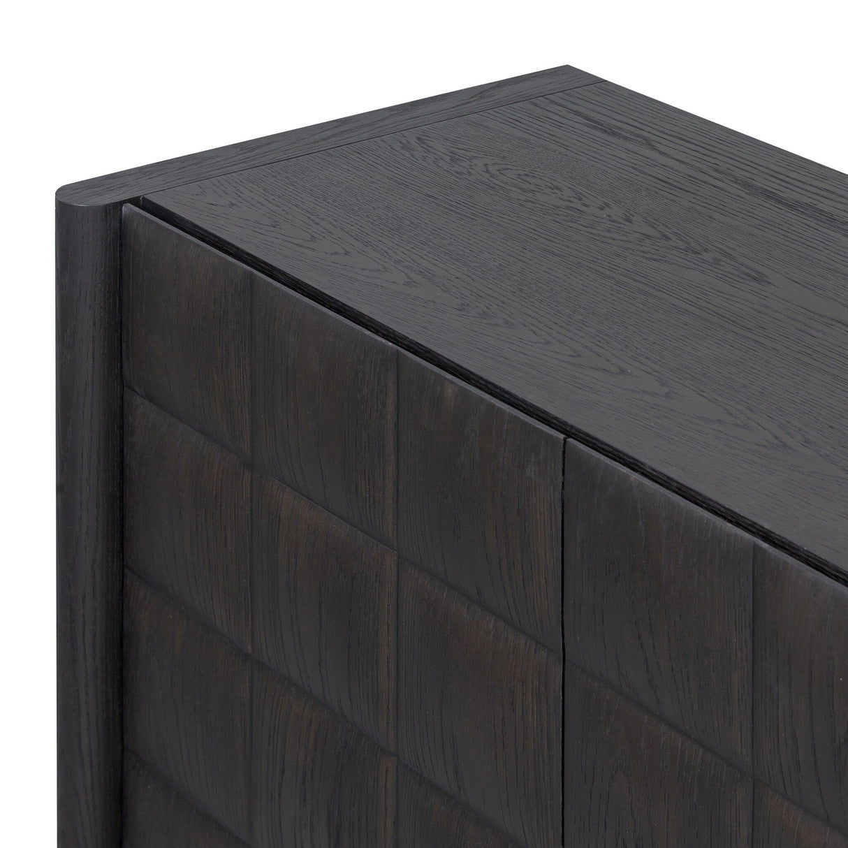 Swell Sideboard in Dry Black Oak Veneer from Four Hands - Luna Furniture