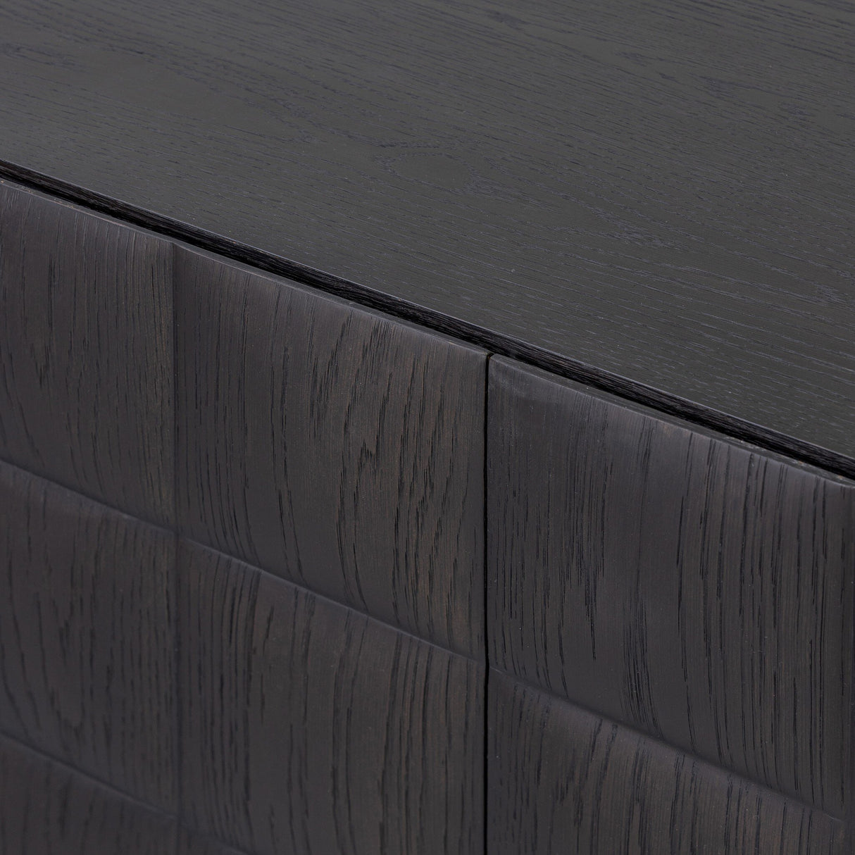 Swell Sideboard in Dry Black Oak Veneer from Four Hands - Luna Furniture