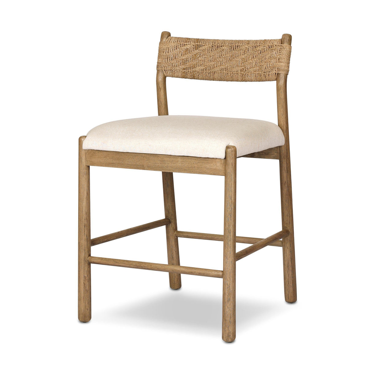 Raynor Bar + Counter Stool in Lynchart Sand from Four Hands - Luna Furniture