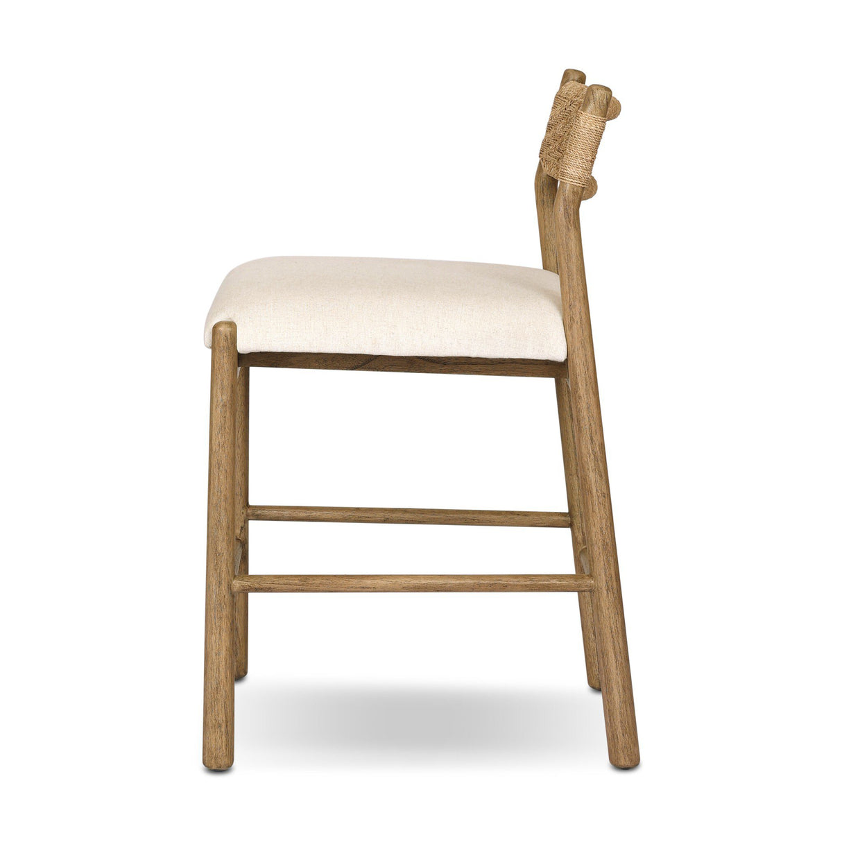 Raynor Bar + Counter Stool in Lynchart Sand from Four Hands - Luna Furniture