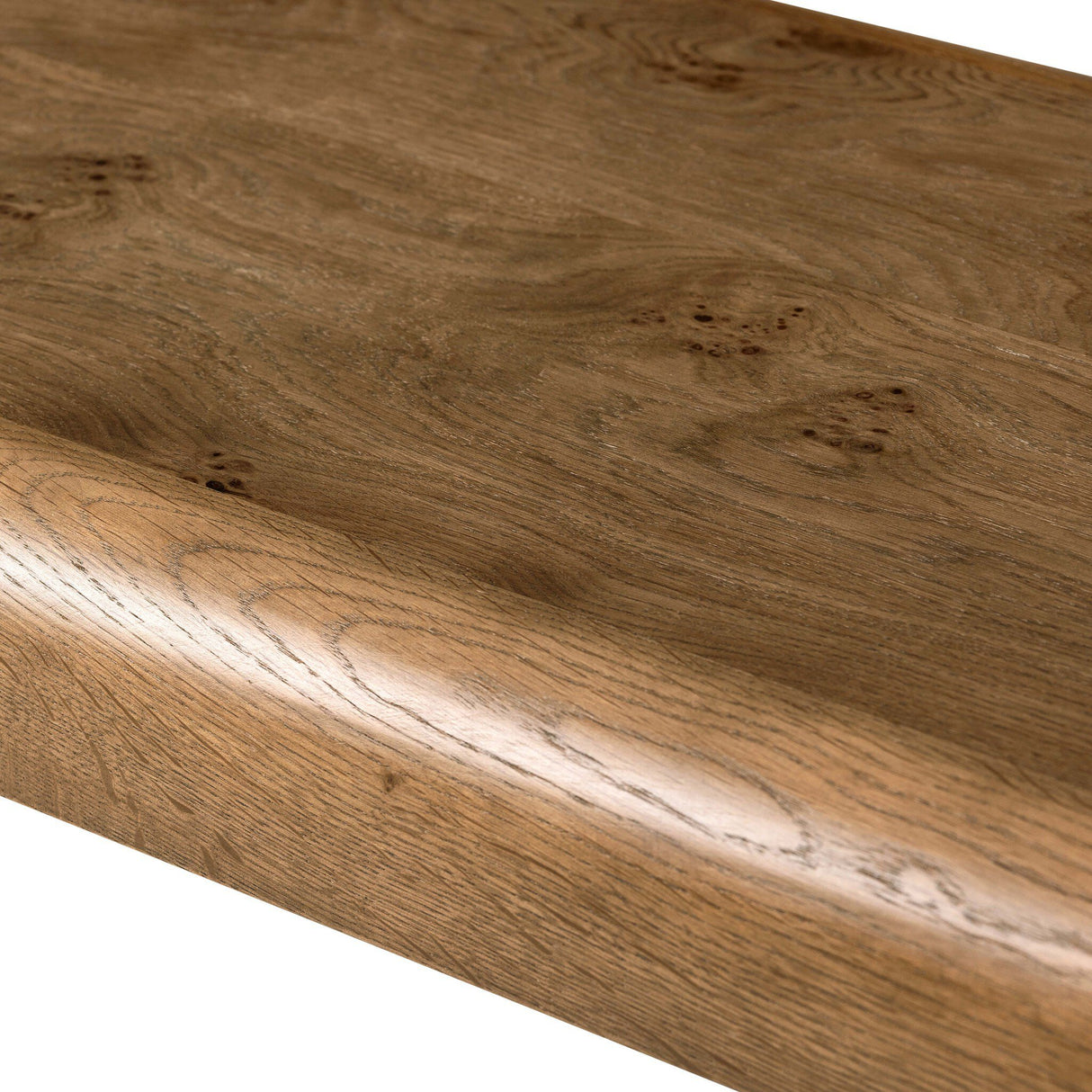 Daven Console Table in Rye Medium Burl Oak Veneer from Four Hands - Luna Furniture