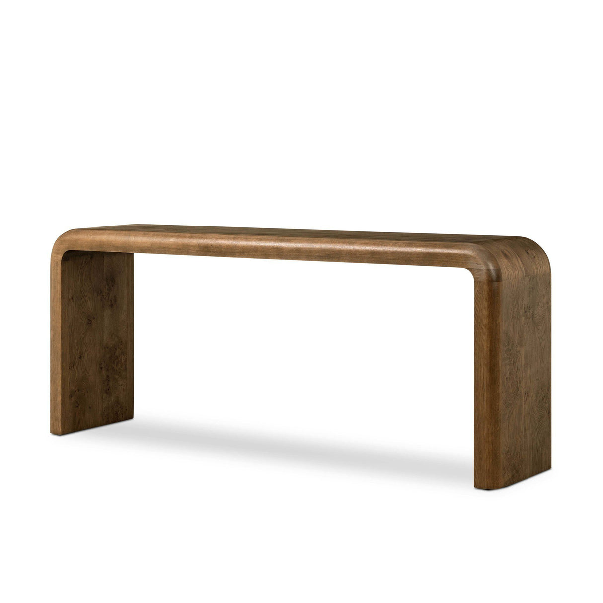 Daven Console Table in Rye Medium Burl Oak Veneer from Four Hands - Luna Furniture