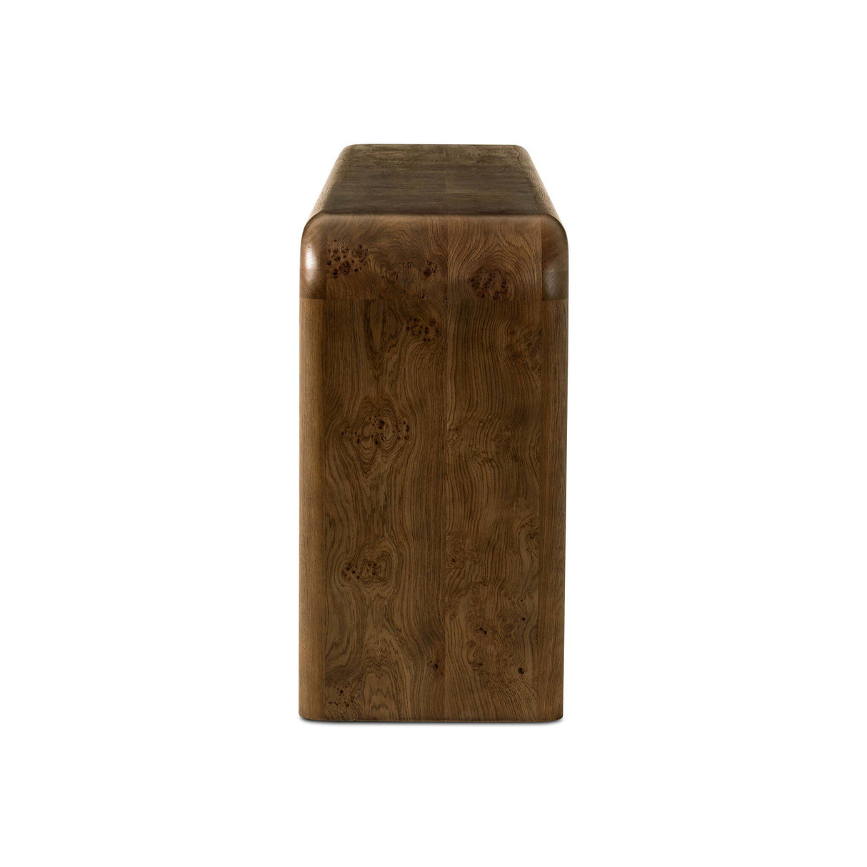 Daven Console Table in Rye Medium Burl Oak Veneer from Four Hands - Luna Furniture