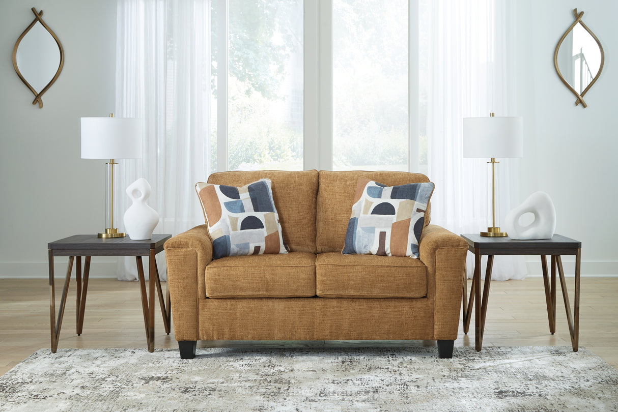Erinslane Honey Sofa and Loveseat from Ashley - Luna Furniture