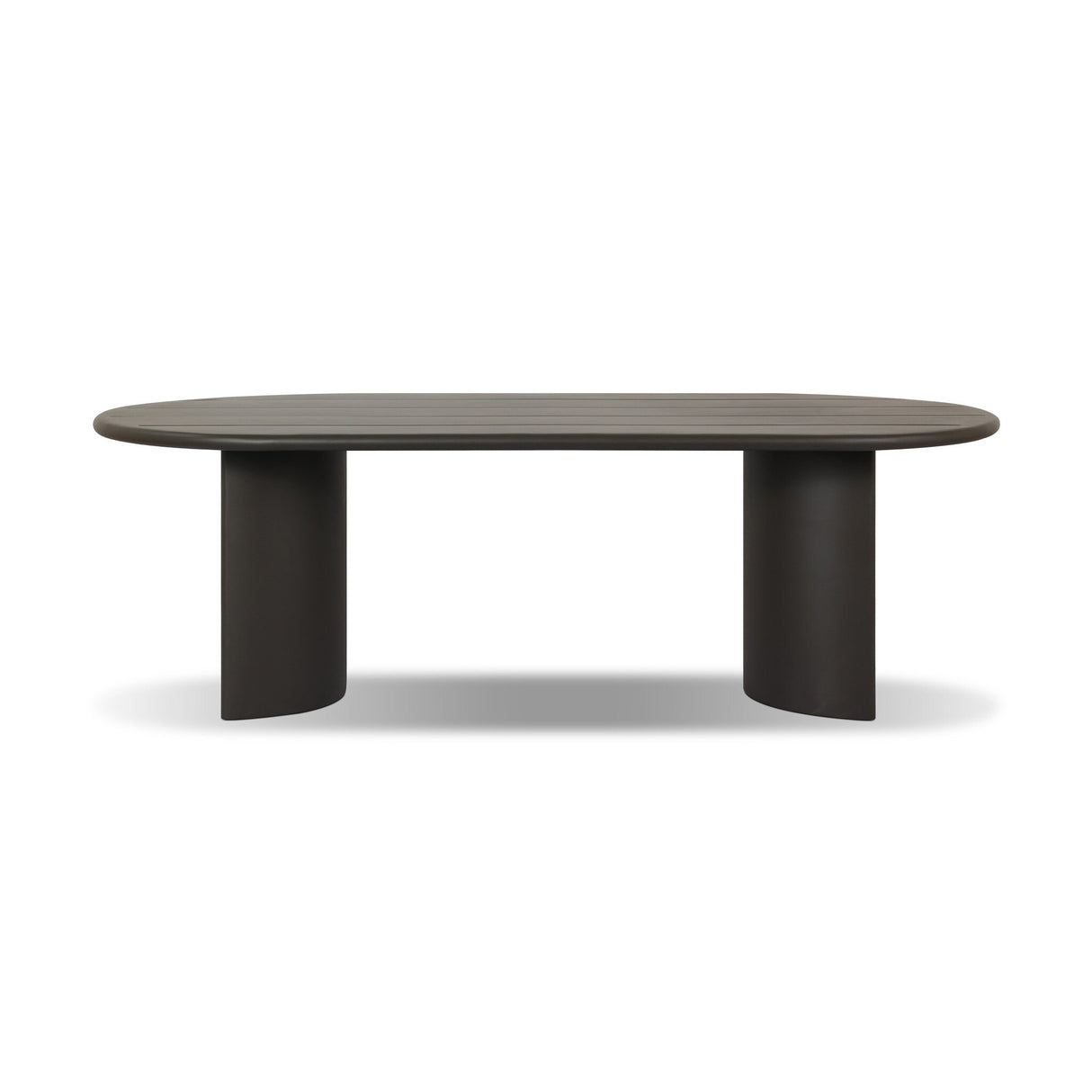 Paden Outdoor Metal Dining Table-94" in Bronze from Four Hands - Luna Furniture