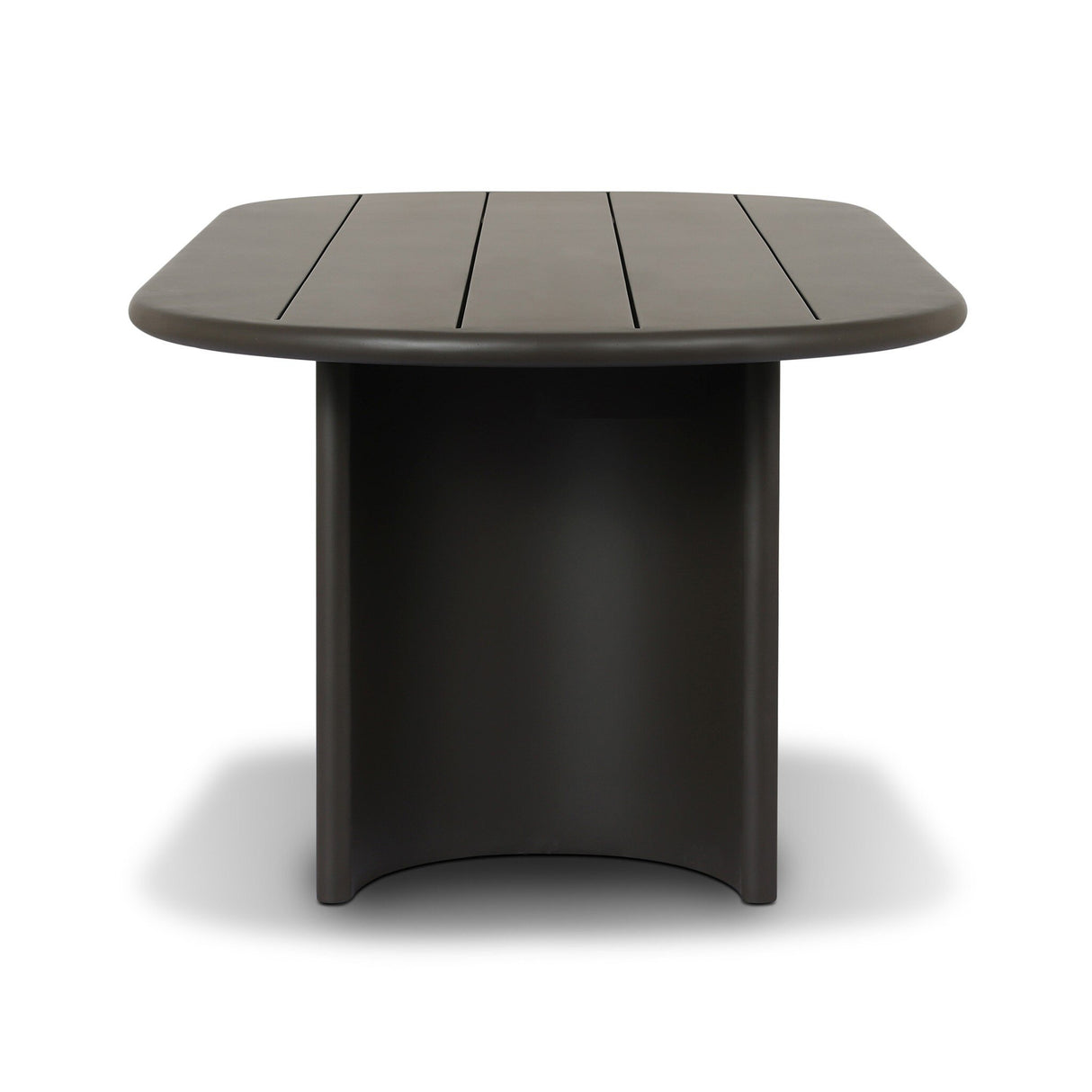 Paden Outdoor Metal Dining Table-94" in Bronze from Four Hands - Luna Furniture