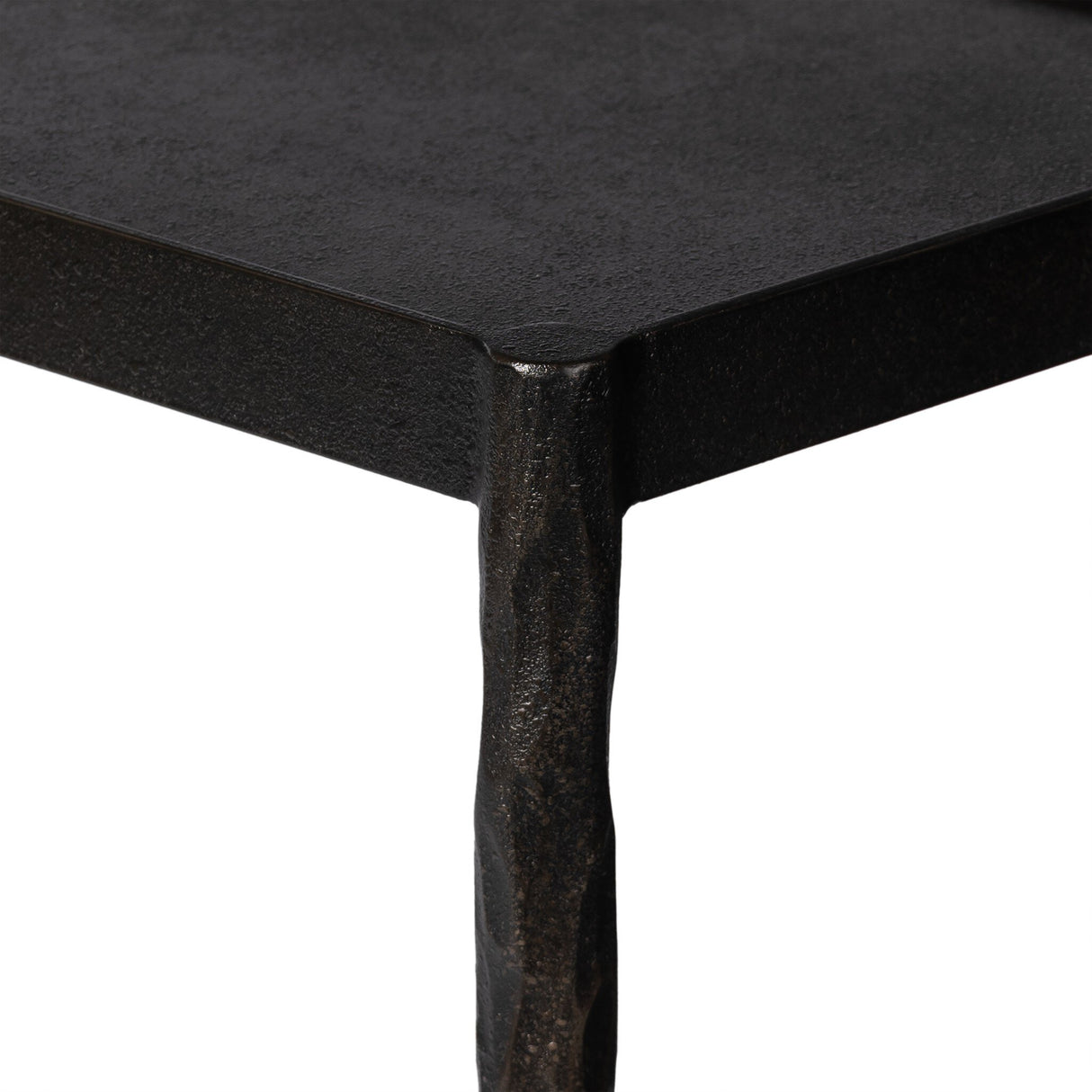 Jade Console Table in Textured Bronze from Four Hands - Luna Furniture