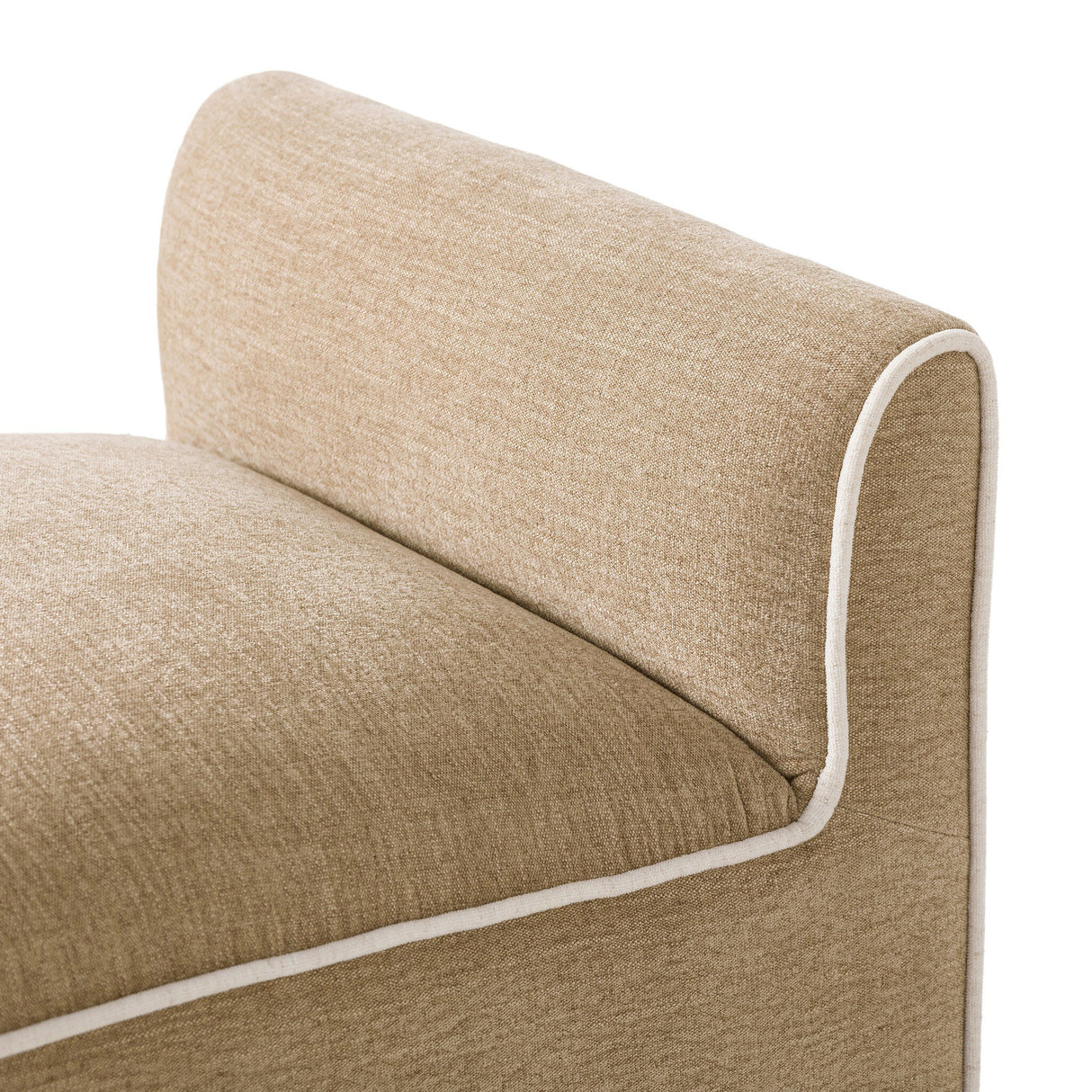 Allonia Accent Stool in Laughlin Natural from Four Hands - Luna Furniture