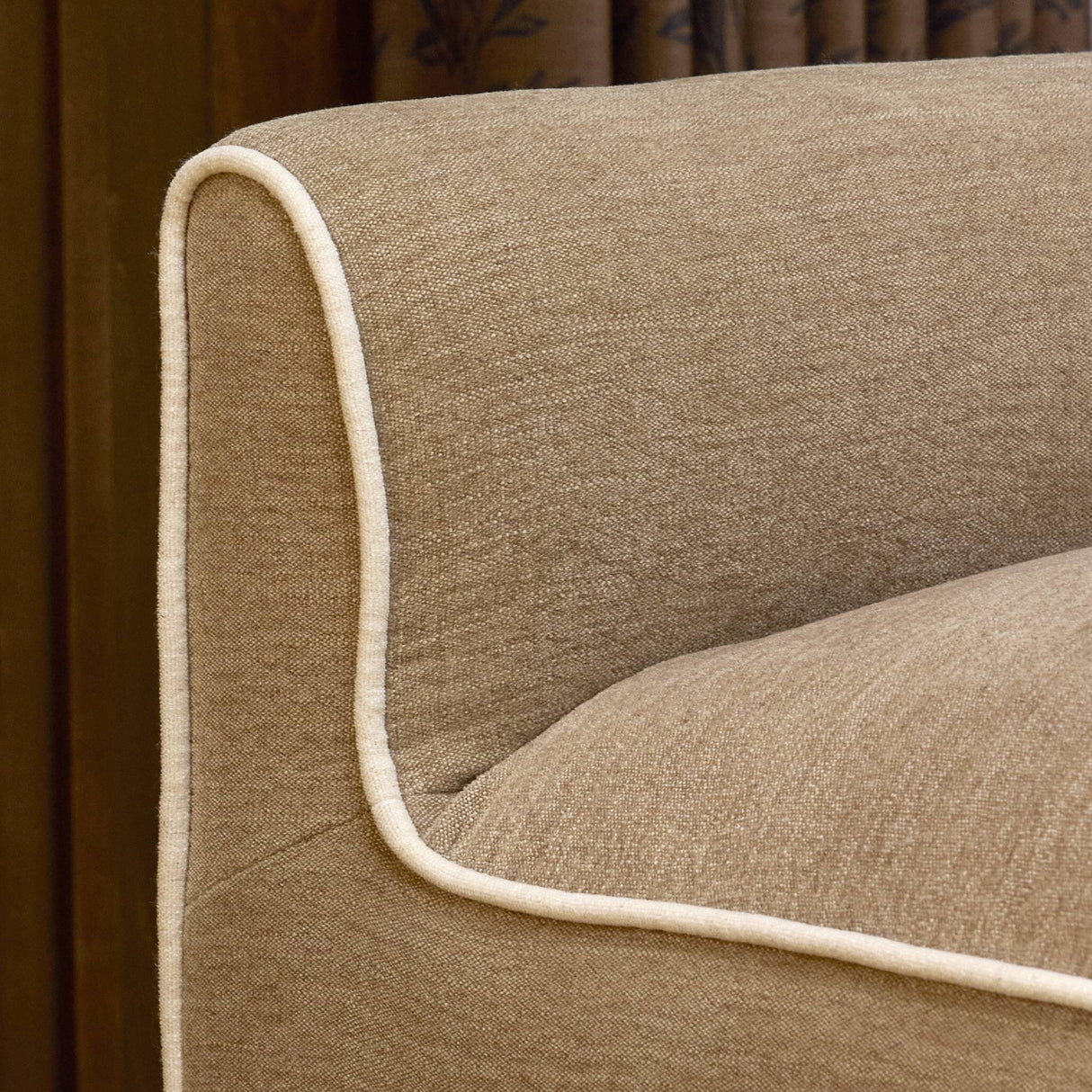 Allonia Accent Stool in Laughlin Natural from Four Hands - Luna Furniture