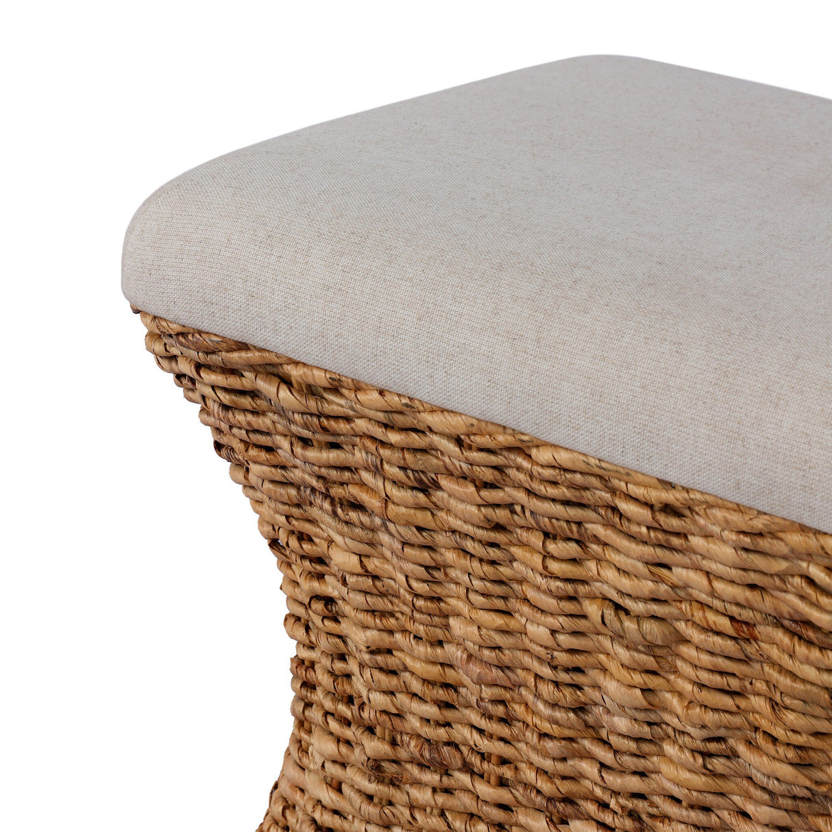 Raiko Accent Stool in Lynchart Sand from Four Hands - Luna Furniture