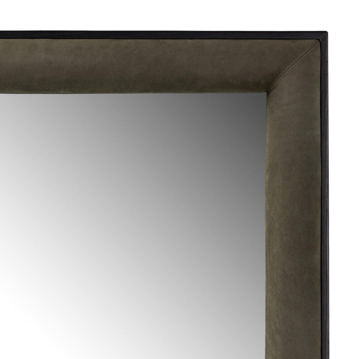 Velaz Floor Mirror in Distressed Black Ash veneer from Four Hands - Luna Furniture