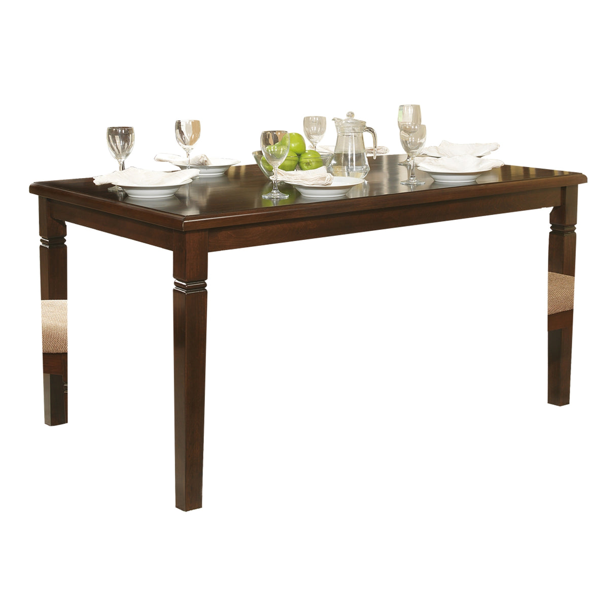Devlin Espresso 6-Piece Dining Set from Homelegance - Luna Furniture
