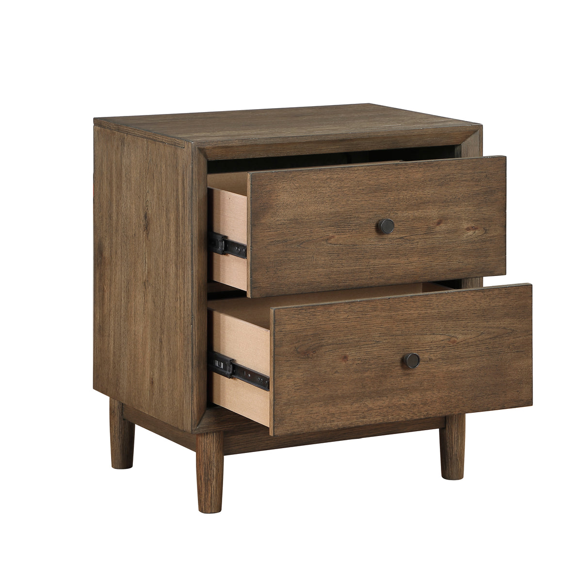 Marlow Brown/Oatmeal 4-Piece Queen Platform Bedroom Set from Homelegance - Luna Furniture