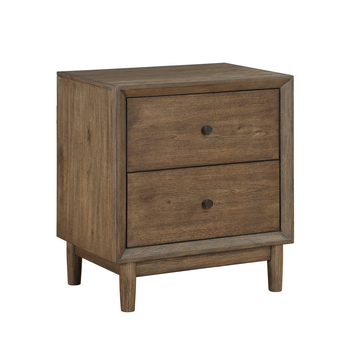 Marlow Brown/Oatmeal 4-Piece Queen Platform Bedroom Set from Homelegance - Luna Furniture