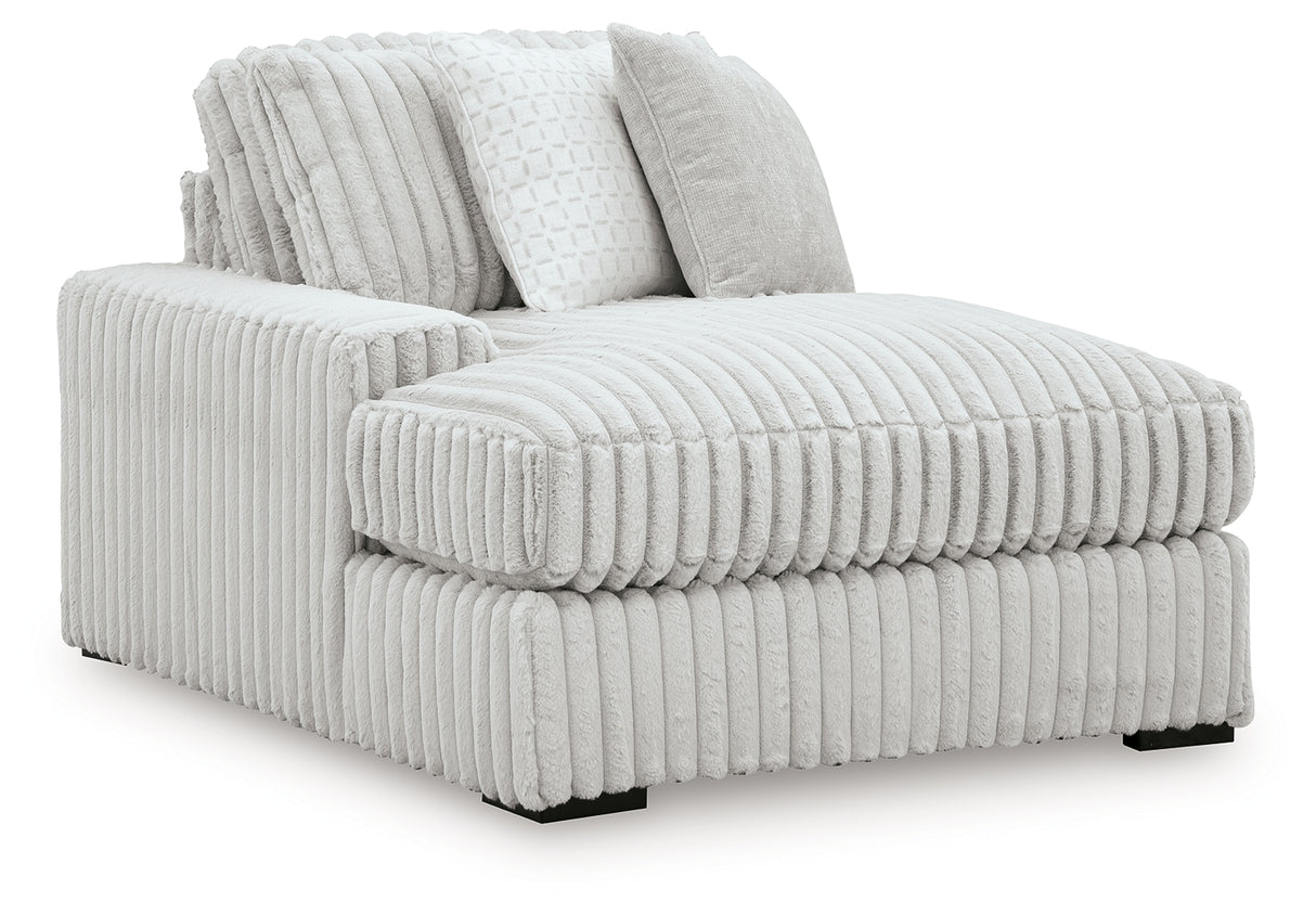 Stupendous Alloy Left-Arm Facing Corner Chaise from Ashley - Luna Furniture