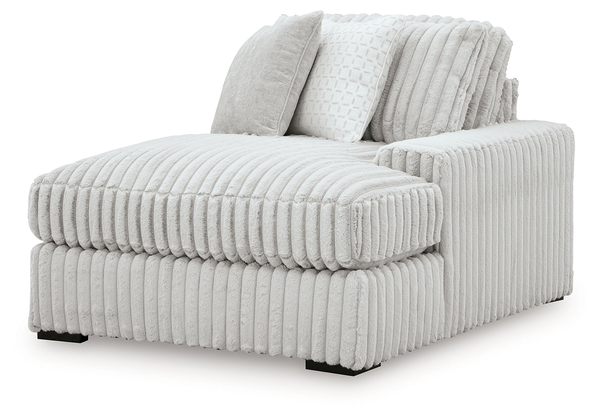 Stupendous Alloy Right-Arm Facing Corner Chaise from Ashley - Luna Furniture