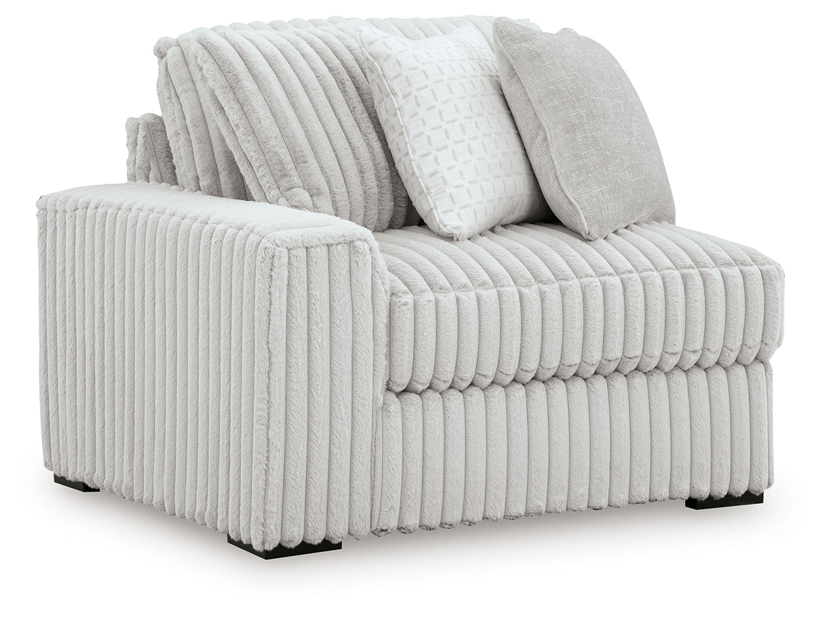 Stupendous Alloy Left-Arm Facing Corner Chair from Ashley - Luna Furniture