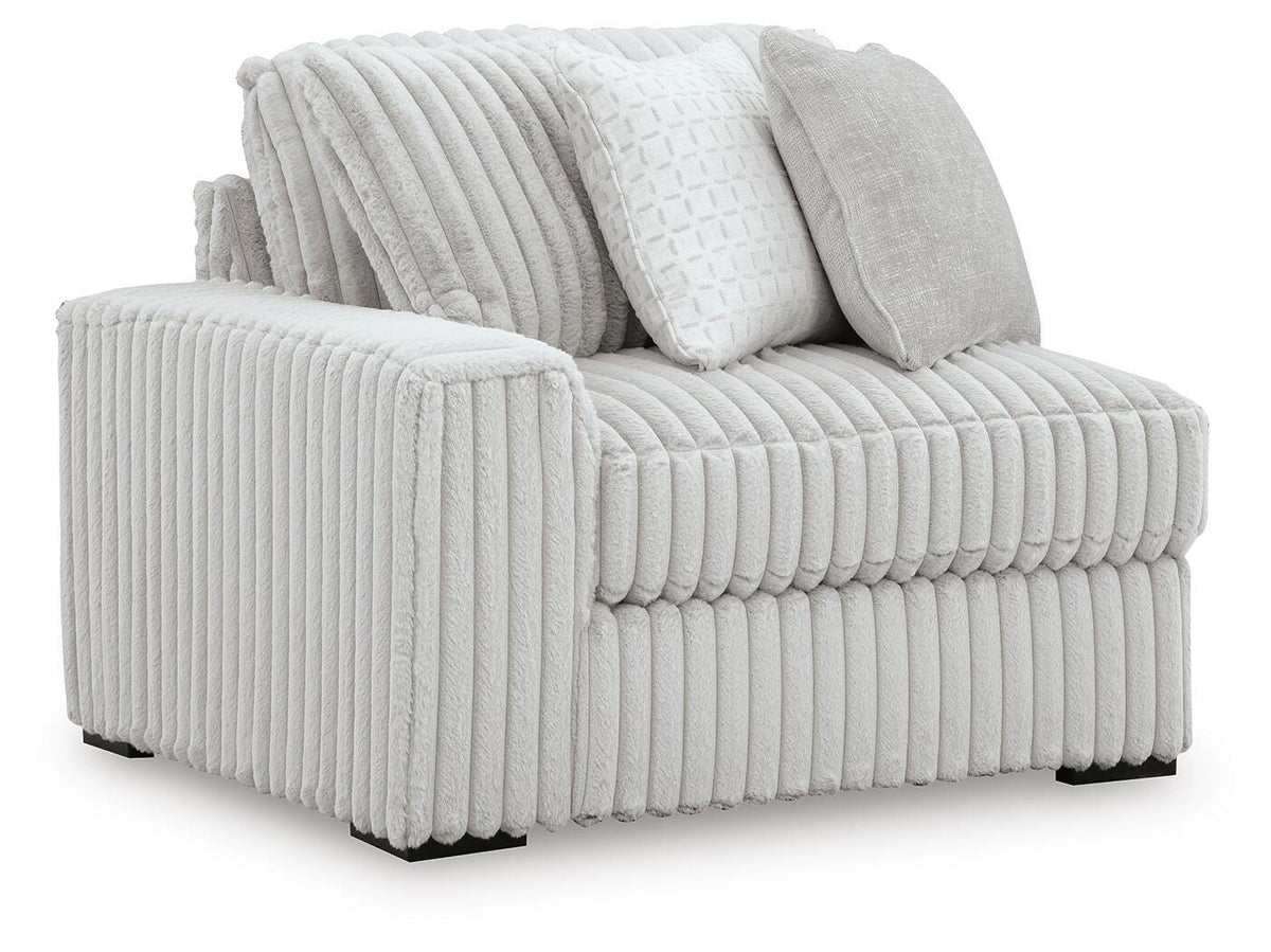 Stupendous Alloy Left-Arm Facing Corner Chair from Ashley - Luna Furniture