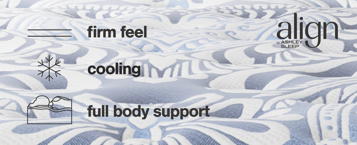 Firm Luxe 2.0 Blue California King Mattress from Ashley - Luna Furniture