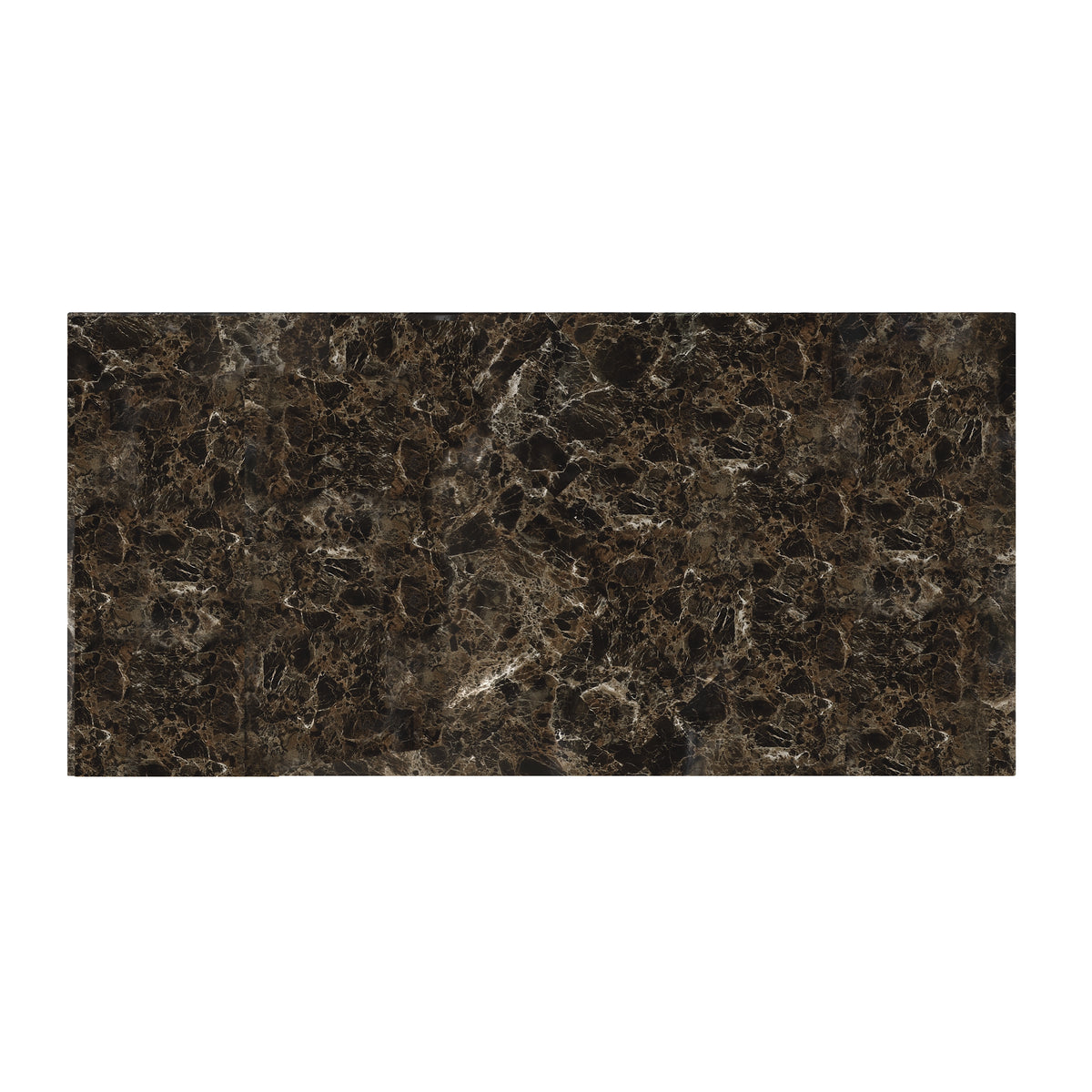 Tempe Brown/Black Marble-Top Counter Height Table