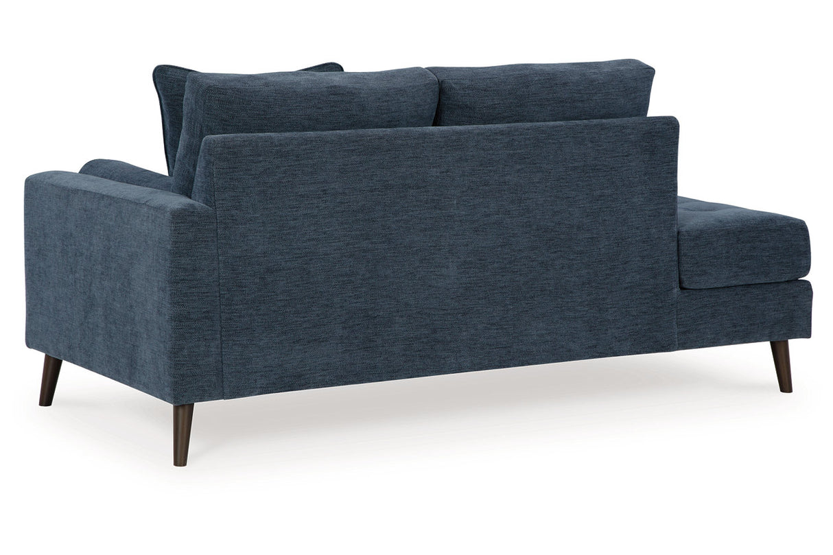 Bixler Navy Sofa and Chaise from Ashley - Luna Furniture