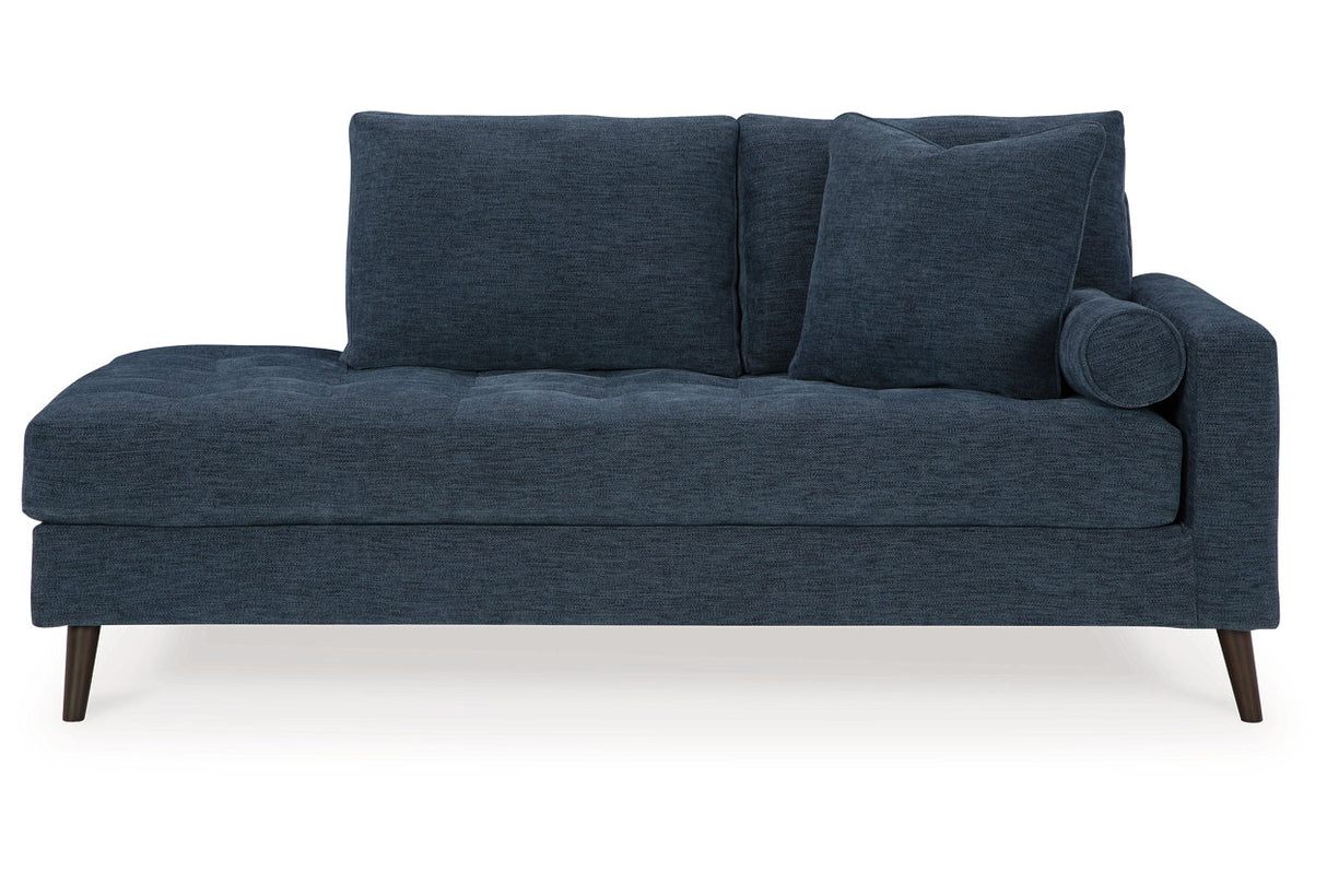 Bixler Navy Sofa and Chaise from Ashley - Luna Furniture