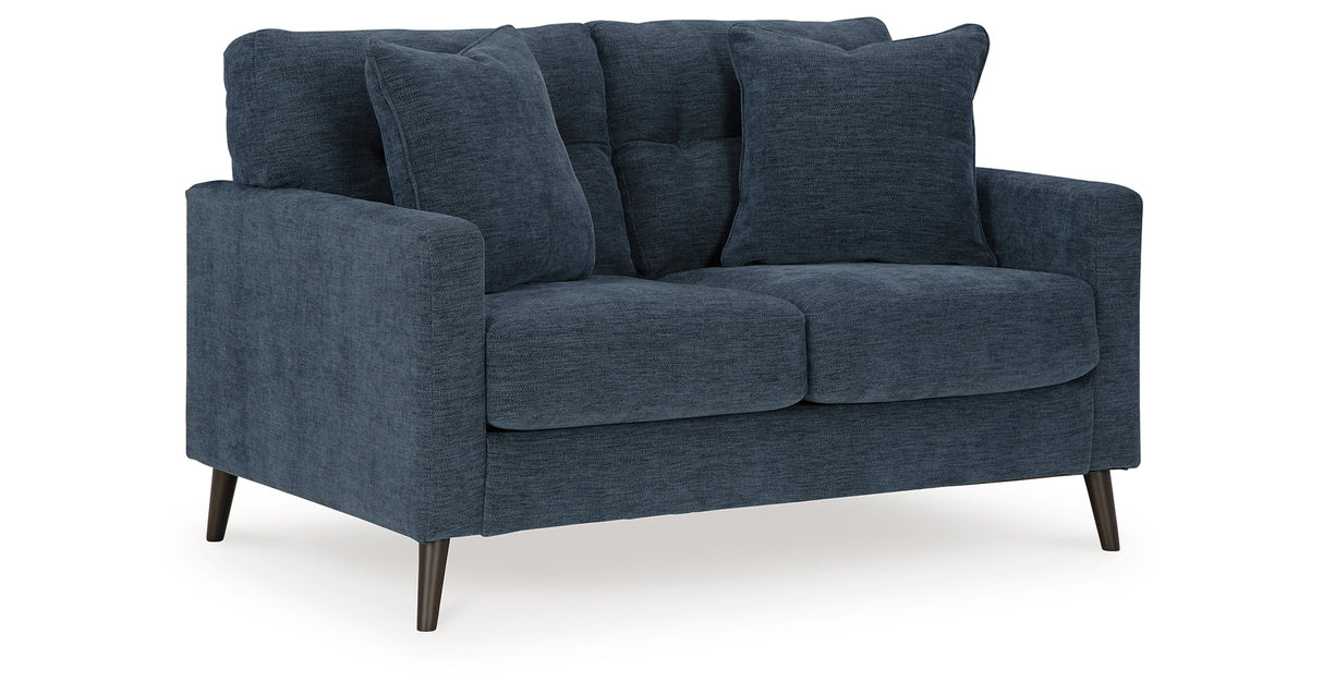 Bixler Navy Sofa, Loveseat and Chair from Ashley Furniture - Luna Furniture