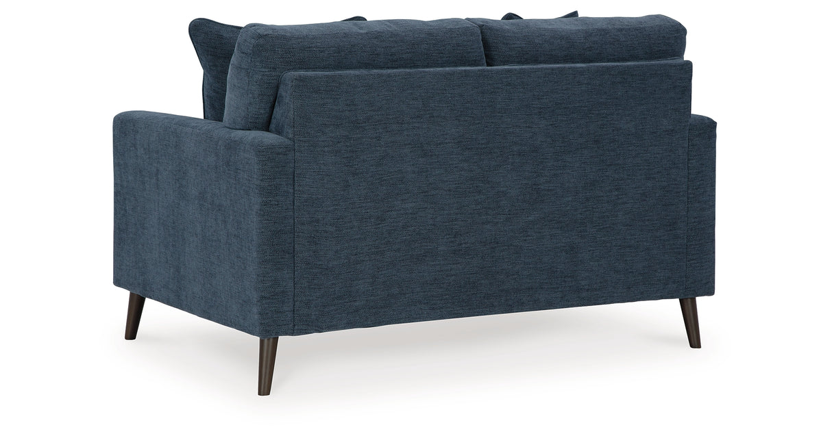 Bixler Navy Sofa, Loveseat and Chair from Ashley Furniture - Luna Furniture
