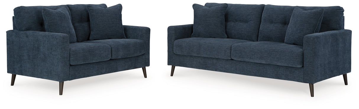 Bixler Navy Living Room Set from Ashley Furniture - Luna Furniture