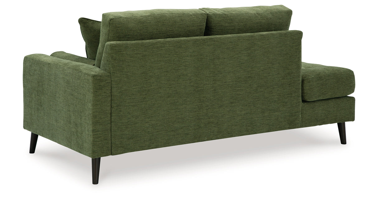 Bixler Olive Sofa and Chaise from Ashley Furniture - Luna Furniture