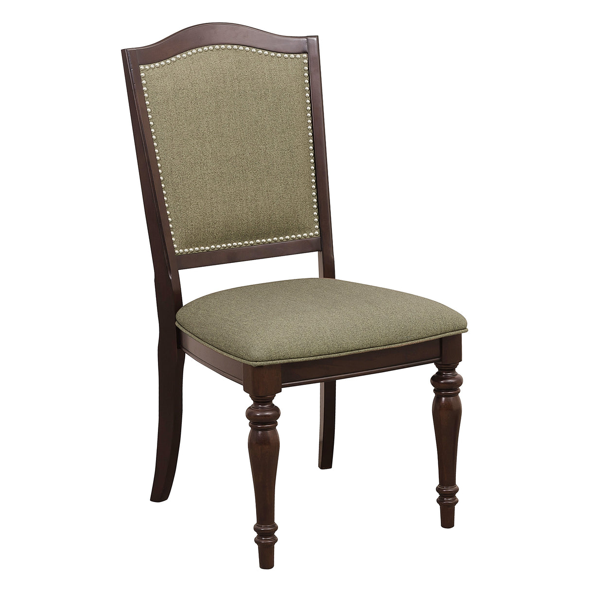 Marston Dark Cherry Natural Side Chair, Set of 2 from Homelegance - Luna Furniture