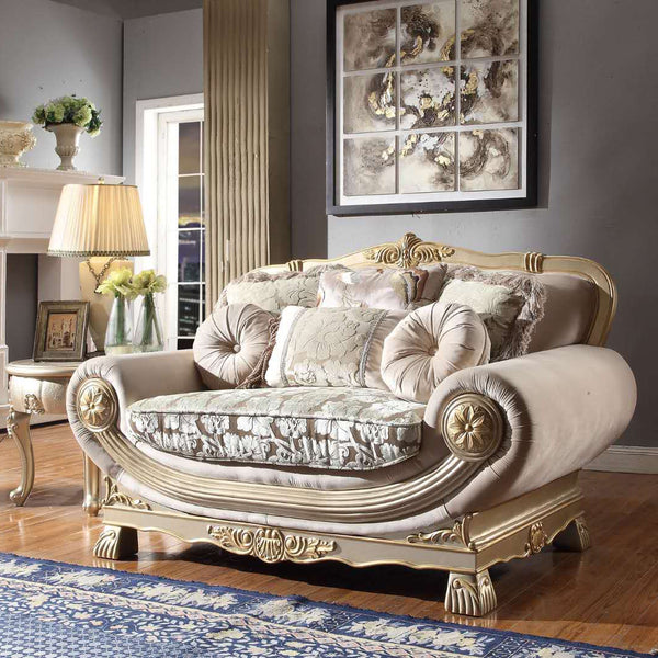 HD-2656 Belle Silver Loveseat