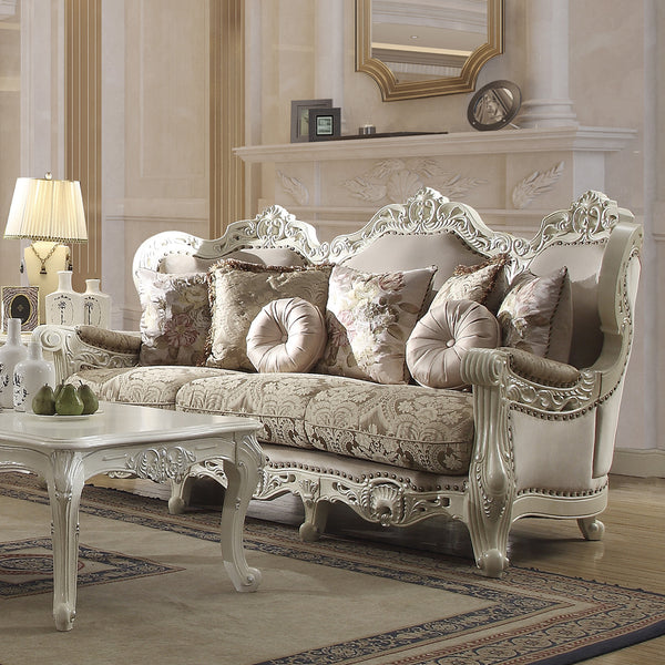 HD-2657 Antique Ivory Sofa