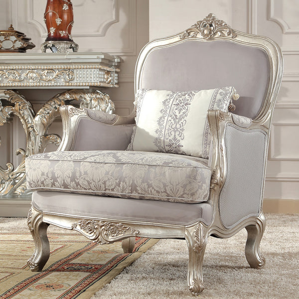 HD-2662 Metallic Silver Chair