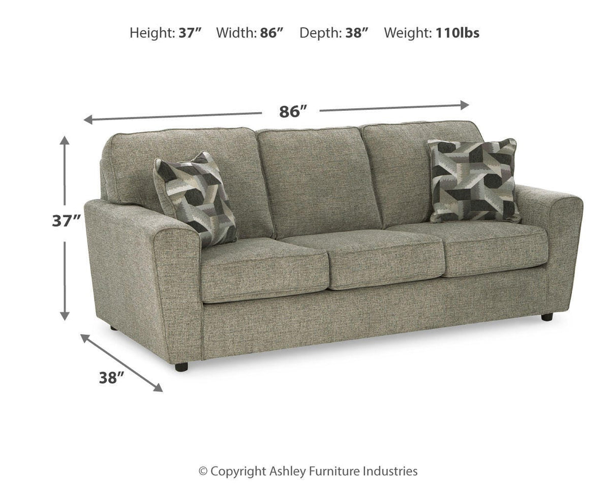 Cascilla Pewter Sofa from Ashley - Luna Furniture