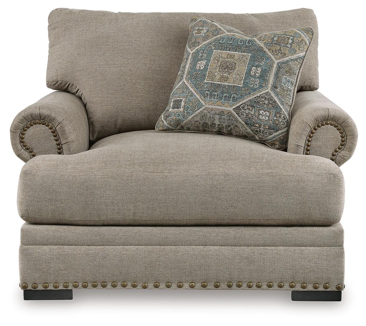 Galemore Oversized Chair and Ottoman from Ashley - Luna Furniture