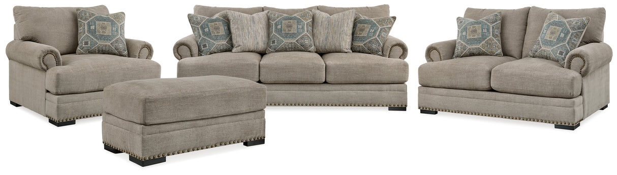 Galemore Sofa, Loveseat, Oversized Chair and Ottoman from Ashley - Luna Furniture