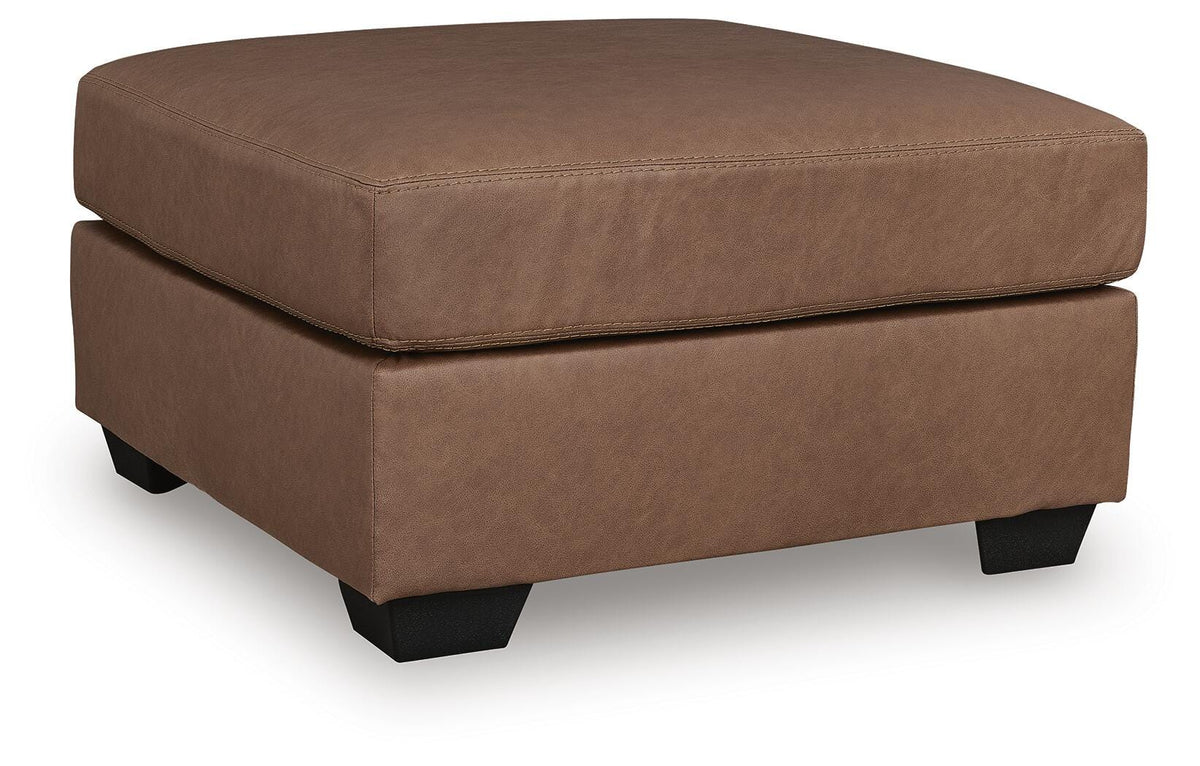 WillowBend Caramel Oversized Accent Ottoman from Ashley Furniture - Luna Furniture